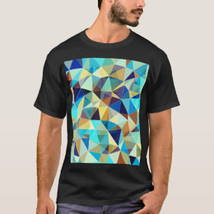 Camiseta Triángulos geométricos: patrón abstracto colorido