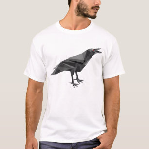 Camiseta Triángulos Gris Gris Geométricos Raven