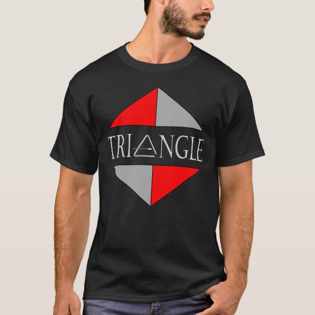 Camiseta Triángulos triangulares (Anverso)