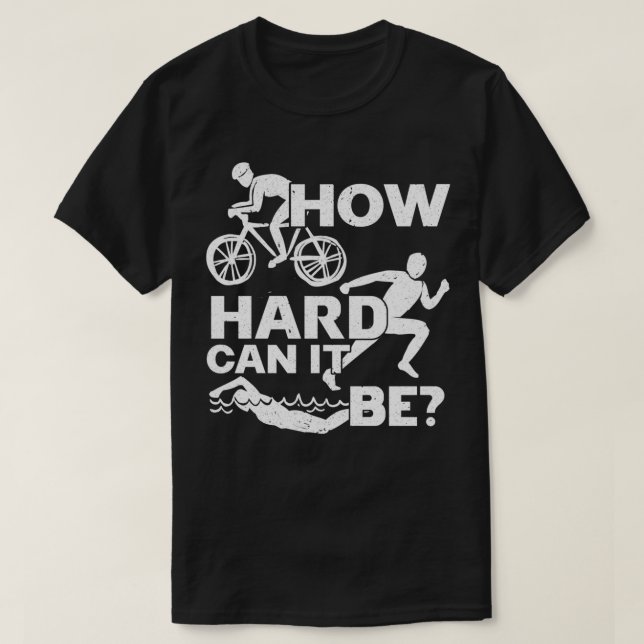 Camiseta Triathle Triathle Triathlon Swim Run Bicycle Ride (Diseño del anverso)