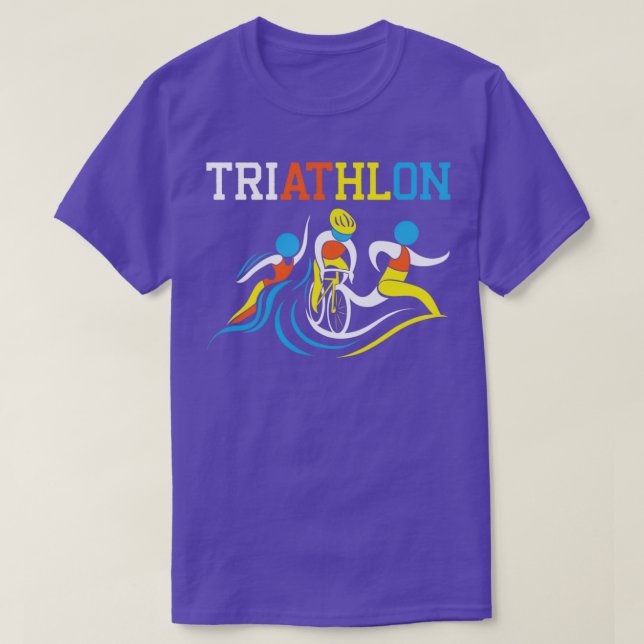 Camiseta Triathle Triathle Triathlon Swim Run Bicycle Ride (Diseño del anverso)