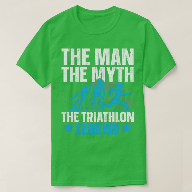 Camiseta Triathle Triathle Triathlon Swim Run Bicycle Ride (Diseño del anverso)