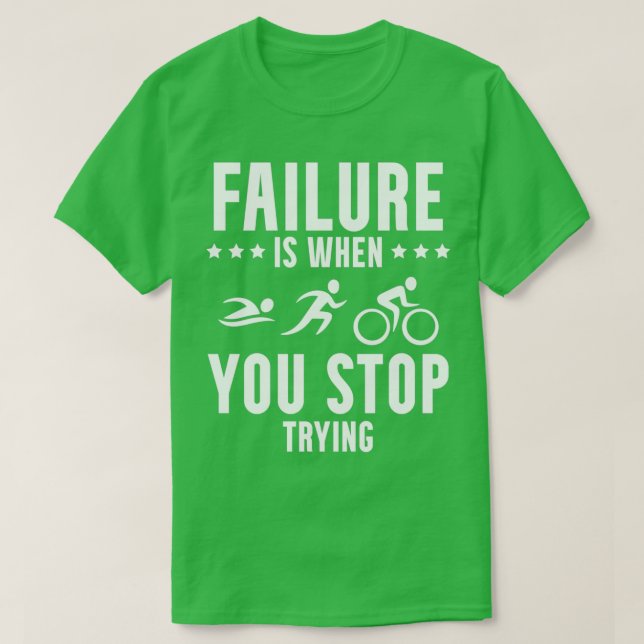 Camiseta Triathle Triathle Triathlon Swim Run Bicycle Ride (Diseño del anverso)