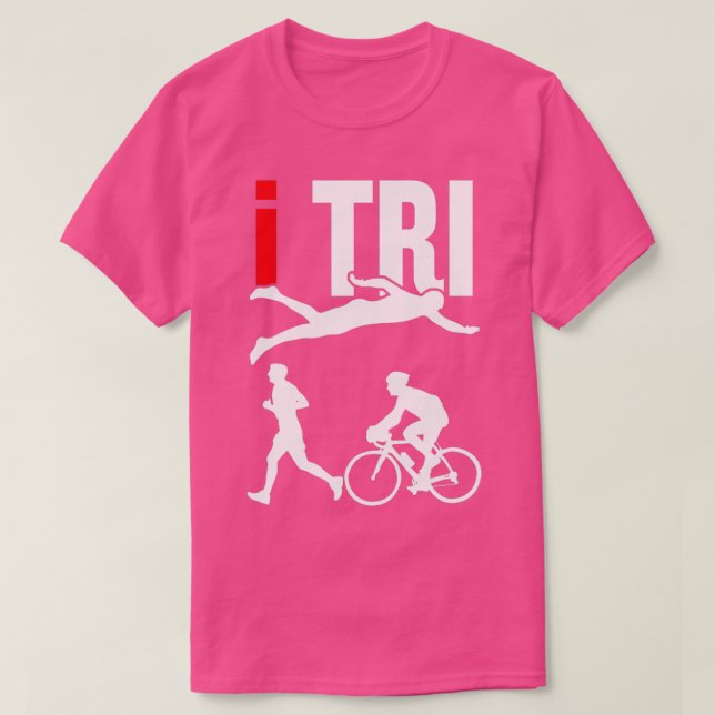 Camiseta Triathle Triathle Triathlon Swim Run Bicycle Ride (Diseño del anverso)