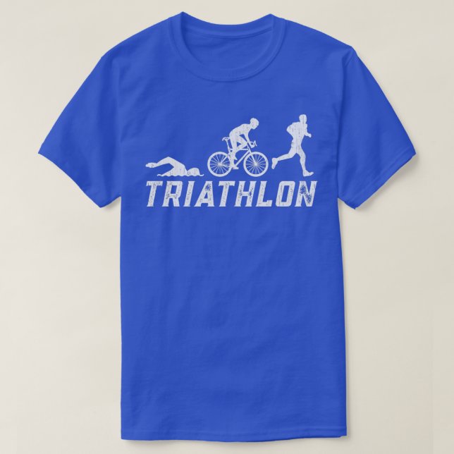 Camiseta Triathle Triathle Triathlon Swim Run Bicycle Ride (Diseño del anverso)