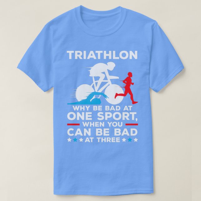 Camiseta Triathle Triathle Triathlon Swim Run Bicycle Ride (Diseño del anverso)