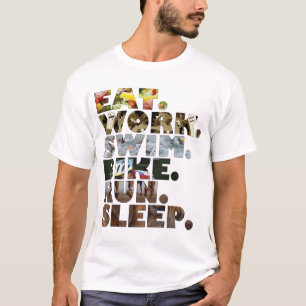 Camiseta Triathlete come vida de cada día del sueño del