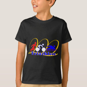 Camiseta Triathlete - funcione con la nadada de la bici