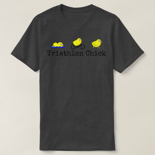 Camiseta Triathlon Chick (Diseño del anverso)