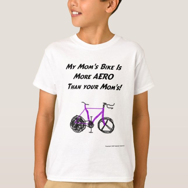 Camiseta Triathlon de los niños (mamá) (Anverso)