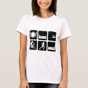 Camiseta Triathlon divertido