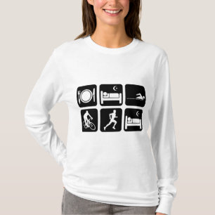 Camiseta Triathlon divertido