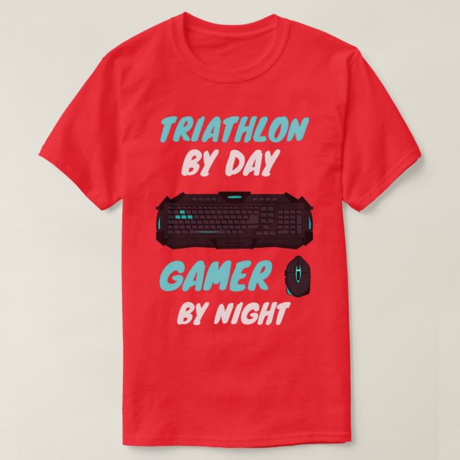 Camiseta Triathlon Gamer (Diseño del anverso)