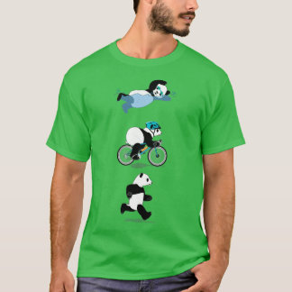 Camiseta Triathlon Panda Blue Classic TShirt