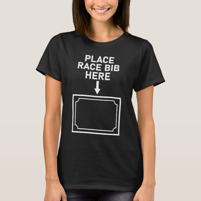 Camiseta Triathlon Race Bib Marathon Race Bib (Anverso)
