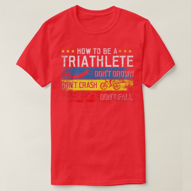 Camiseta Triathlon Sports Grunge (Diseño del anverso)