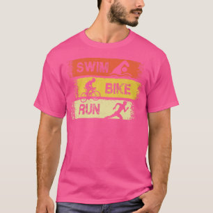 Camiseta Triathlon Swim Bike Run