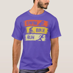 Camiseta Triathlon Swim Bike Run