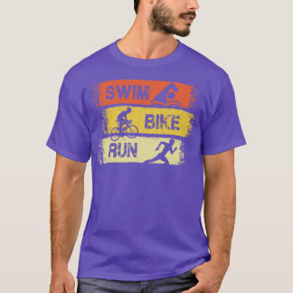 Camiseta Triathlon Swim Bike Run