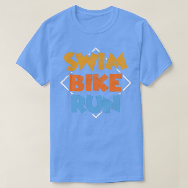 Camiseta Triathlon Swim Bike Run 14 (Diseño del anverso)