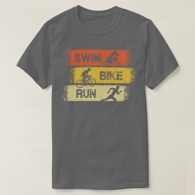 Camiseta Triathlon Swim Bike Run 22 (Diseño del anverso)