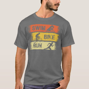 Camiseta Triathlon Swim Bike Run 22