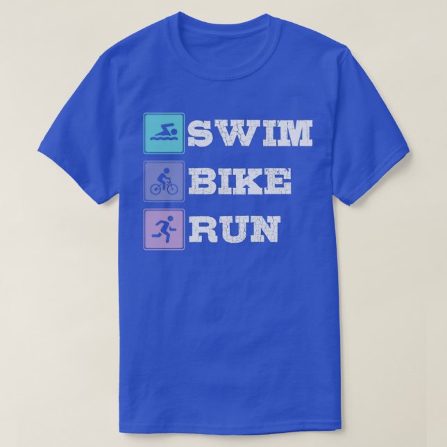 Camiseta Triathlon Swim Bike Run 34 (Diseño del anverso)