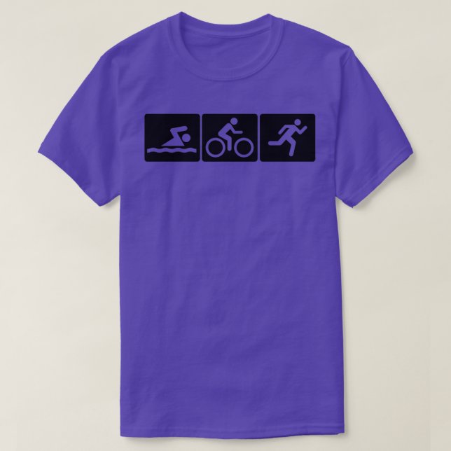Camiseta Triathlon Swim Bike Run 44 (Diseño del anverso)