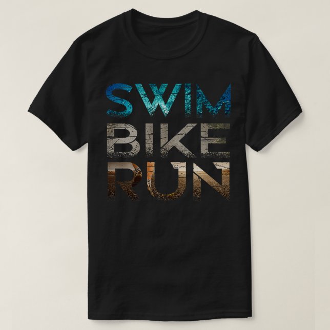 Camiseta Triathlon Swim Bike Run 62 (Diseño del anverso)