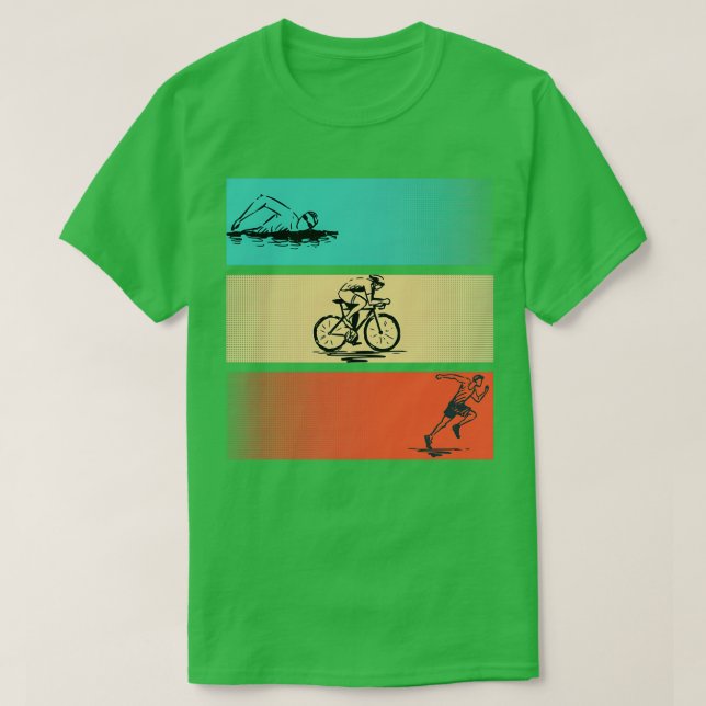 Camiseta Triathlon Swim Bike Run 65 (Diseño del anverso)