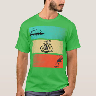 Camiseta Triathlon Swim Bike Run 65