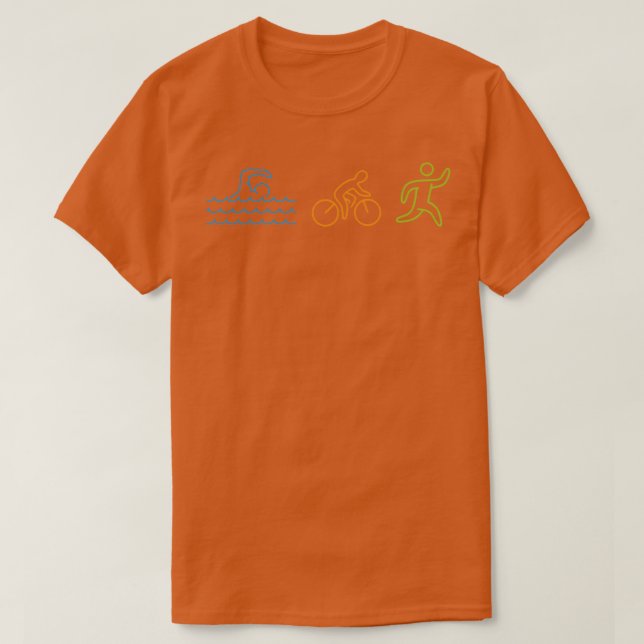 Camiseta Triathlon Swim Bike Run 68 (Diseño del anverso)