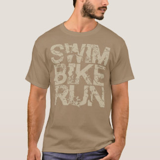 Camiseta Triathlon Swim Bike RunTriathlon Swim Bike Run Tri