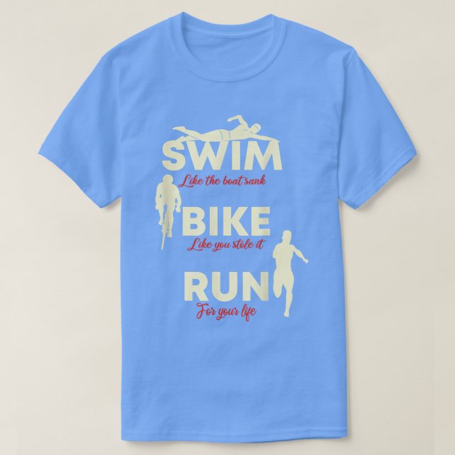Camiseta Triathlon Swimming Cycling Running 1369 (Diseño del anverso)