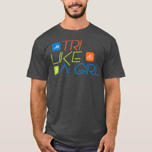 Camiseta Triathlon TRI Like A Chica Triatlete 2