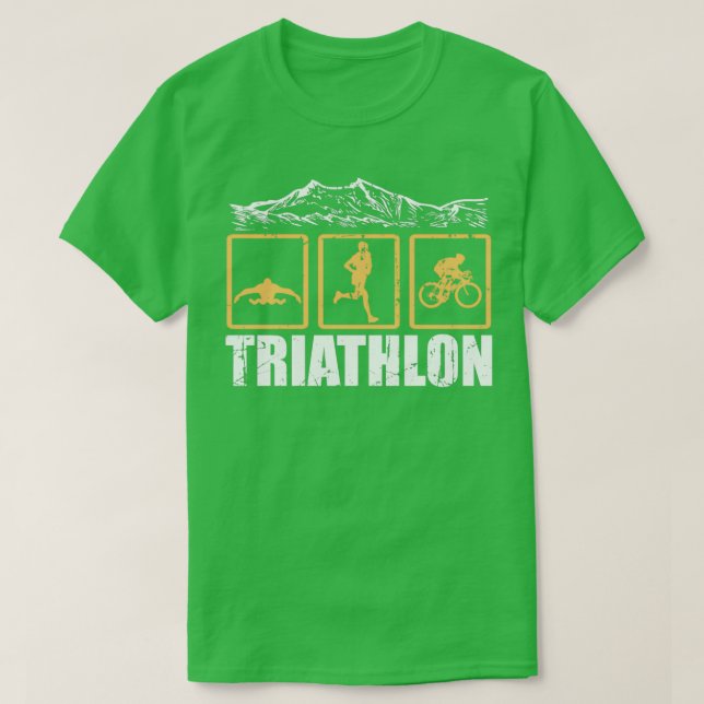 Camiseta Triathlon Triathlet Gift Idea (Diseño del anverso)