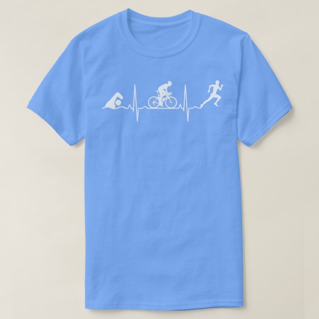 Camiseta Triathlon Triathlon Heartbeat (Diseño del anverso)