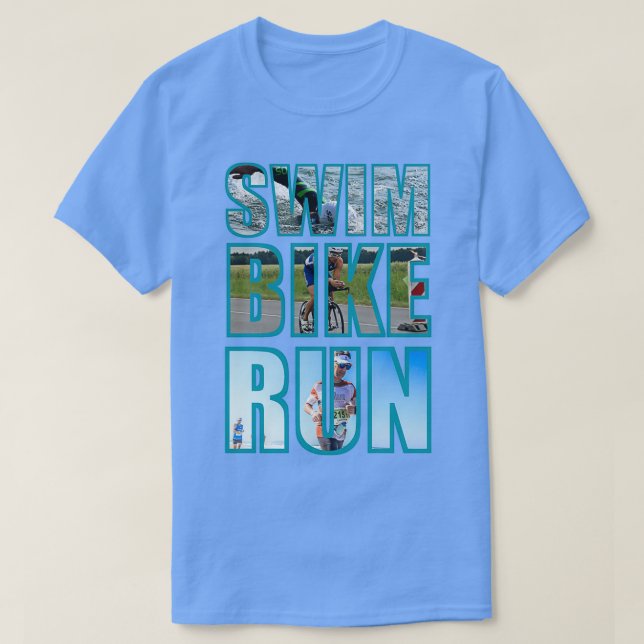 Camiseta TriathlonSwimBikeRun (Diseño del anverso)