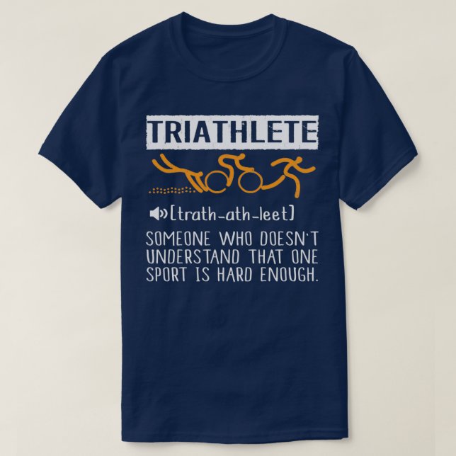 Camiseta Triatleta Alguien Que Sí Entiende Eso O (Diseño del anverso)