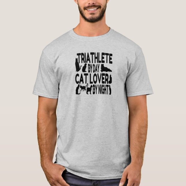Camiseta Triatleta de Cat Lover (Anverso)