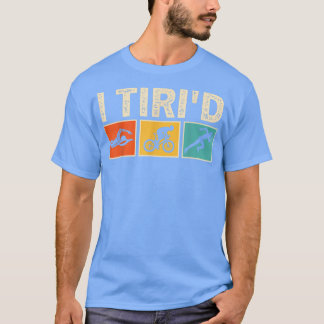 Camiseta Triatleta de ciclista triatlón divertida