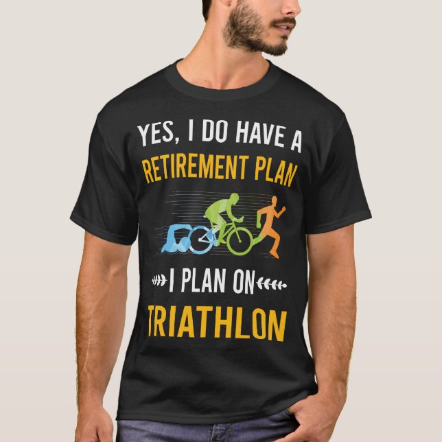 Camiseta Triatleta de Jubilación (Anverso)