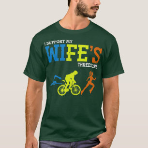 Camiseta Triatleta de Triathlon Wife