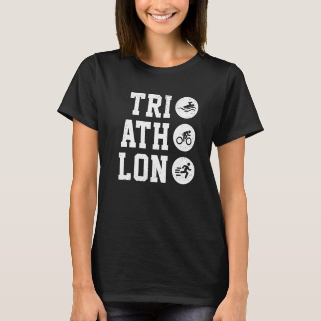 Camiseta Triatleta de Triatlón de Baño de Bicicleta de Carr (Anverso)