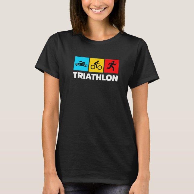 Camiseta Triatleta de Triatlón de Baño de Bicicleta de Carr (Anverso)
