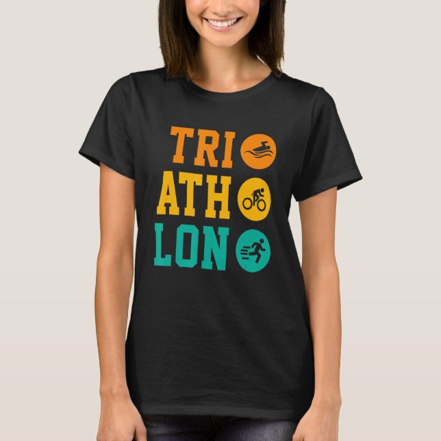 Camiseta Triatleta de Triatlón de Baño de Bicicleta de Carr (Anverso)