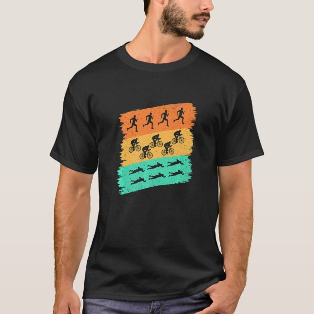 Camiseta Triatleta de Triatlón de Baño de Bicicleta de Carr (Anverso)