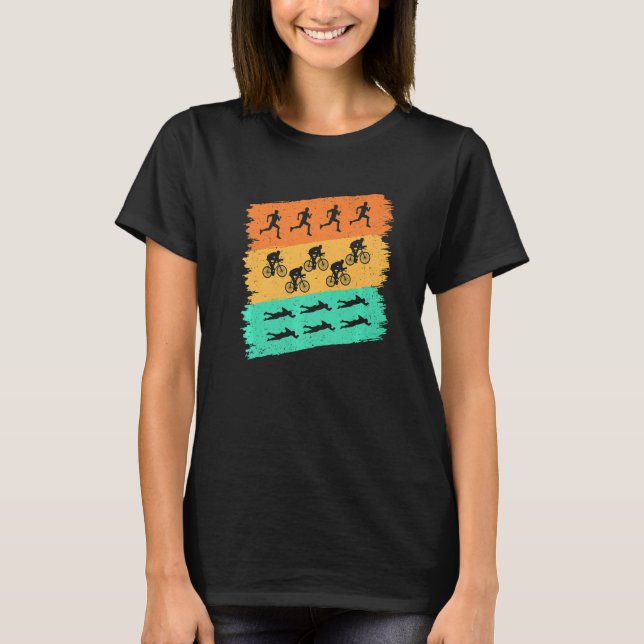 Camiseta Triatleta de Triatlón de Baño de Bicicleta de Carr (Anverso)
