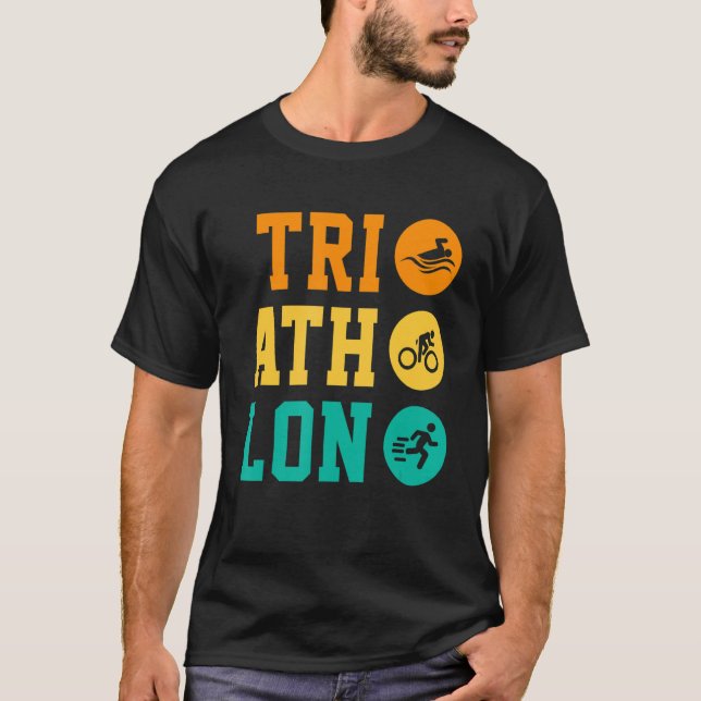 Camiseta Triatleta de Triatlón de Baño de Bicicleta de Carr (Anverso)