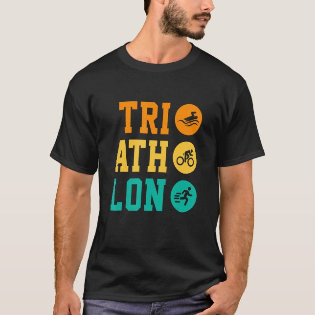 Camiseta Triatleta de Triatlón de Baño de Bicicleta de Carr (Anverso)